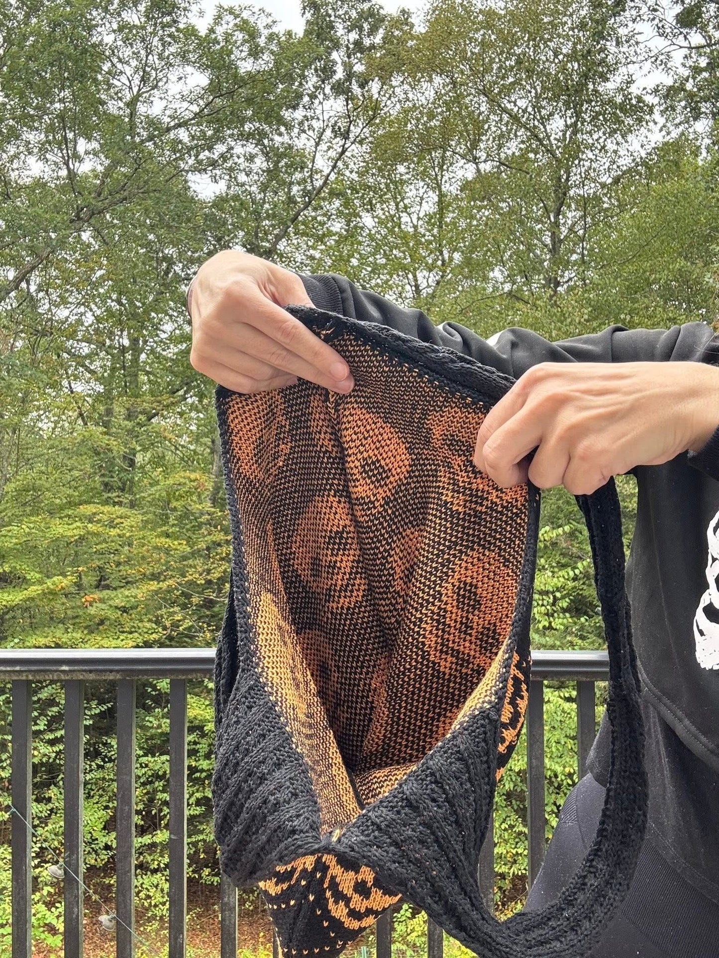 Tote Bag - Knit Sweater - Skull - PREORDER