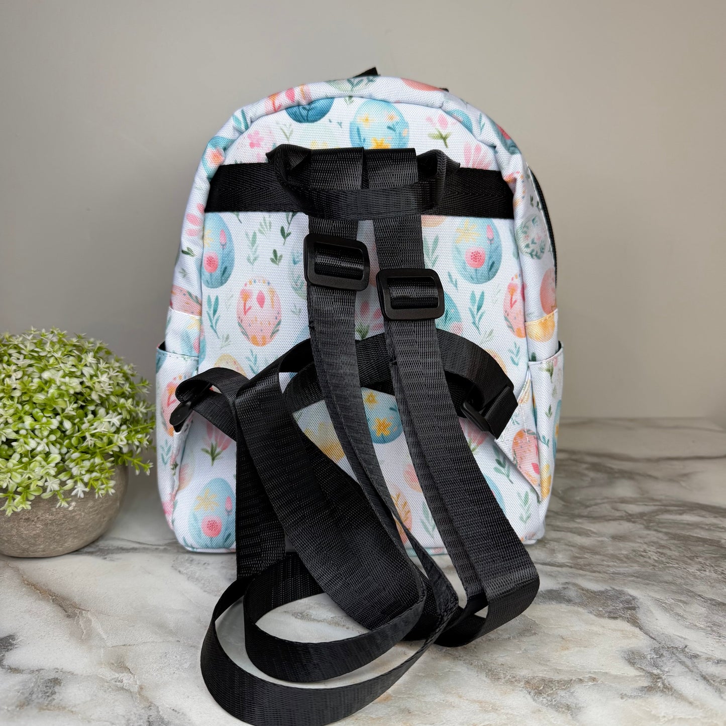 Mini Backpack - Floral Eggs
