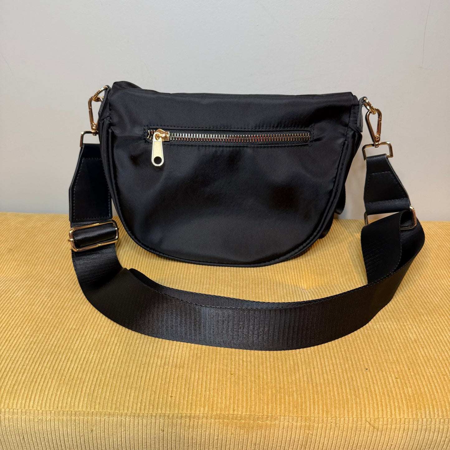 The Roni Nylon Crossbody - Solid Black - PREORDER