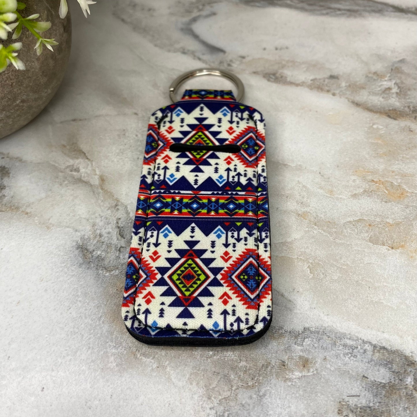Lip Balm Chapstick Holder - Aztec