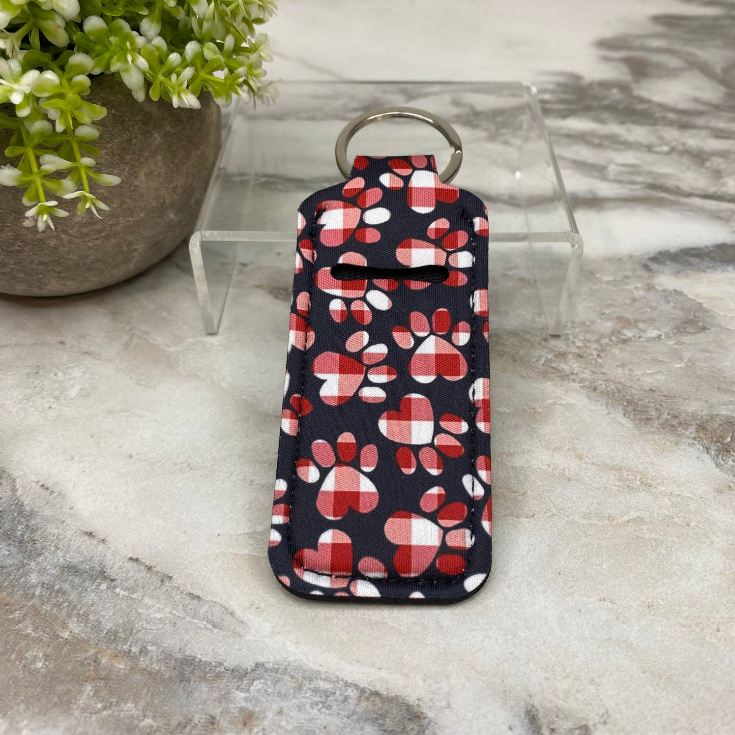 Lip Balm Chapstick Holder - Paw Print - #3