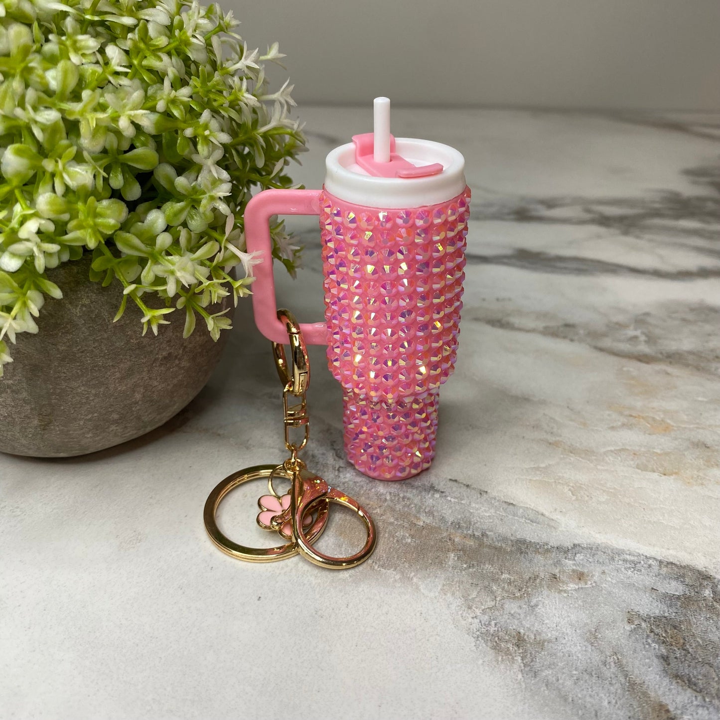 Keychain - Lip Balm Tumbler #4 Gems