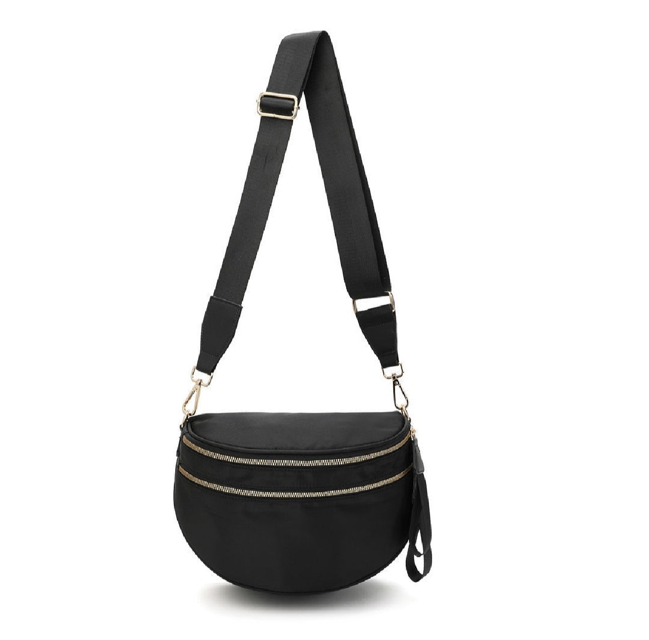 The Roni Nylon Crossbody - Solid Black - PREORDER