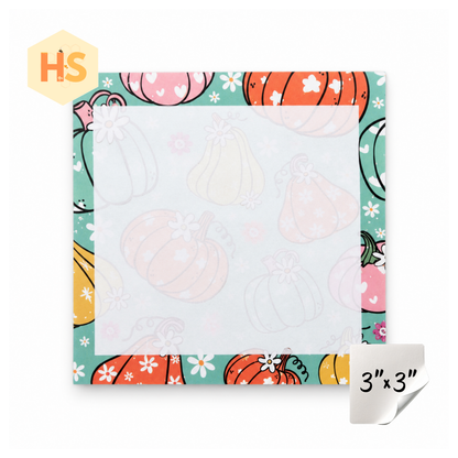 The Sticky Note Collection - Halloween Pumpkin Fall Floral