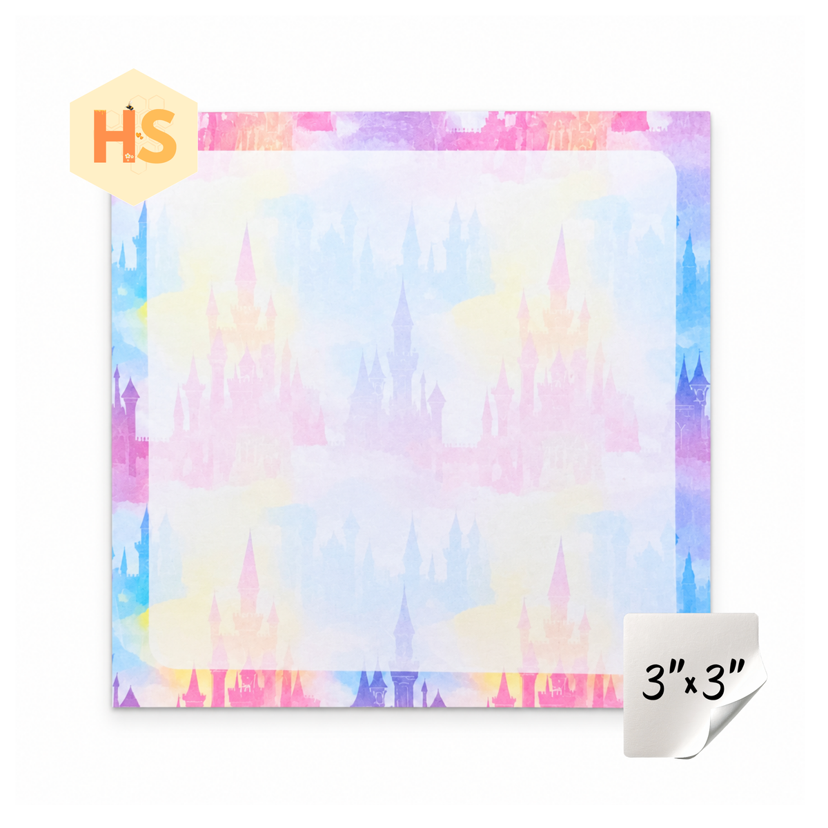 The Sticky Note Collection - Pastel Castle