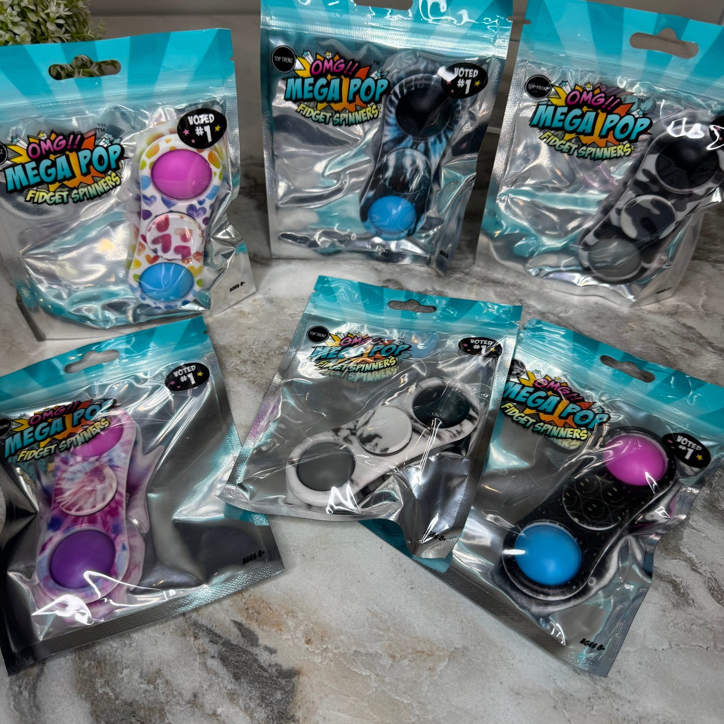 OMG Mega Pop - 2 Sided Fidget Spinner