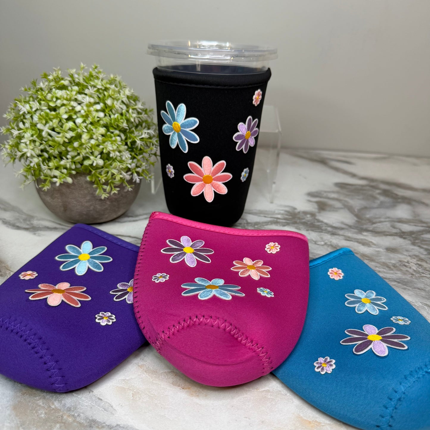 Bundled Set - Floral Patches Purple