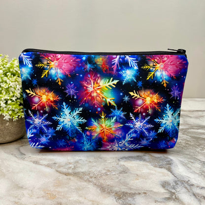 Pouch - Christmas Bright Rainbow Snowflake