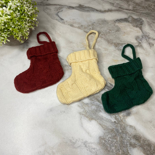 Mini Stocking Gift Holder Ornament Christmas