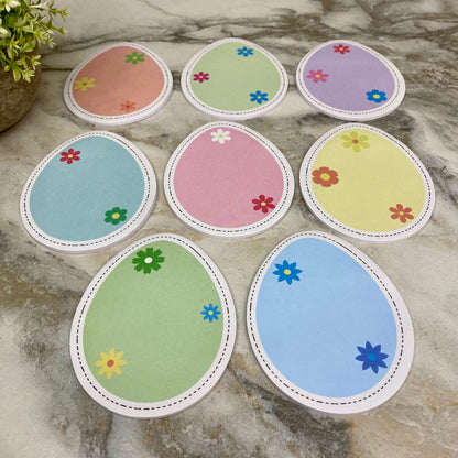 Note Pad - Easter - Egg Floral