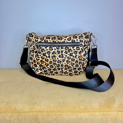 The Roni Nylon Crossbody - Animal Print