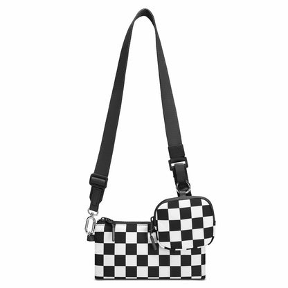 Tara - Double Pouch Nylon Crossbody