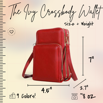 Ivy Crossbody Wallet + Purse - Navy