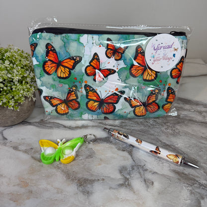 Bundled Set - Butterfly Orange Teal