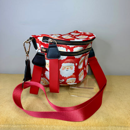 The Roni Nylon Crossbody - Christmas - Santa