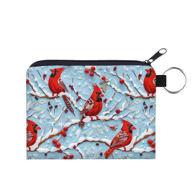 Mini Pouch - Blue Cardinal
