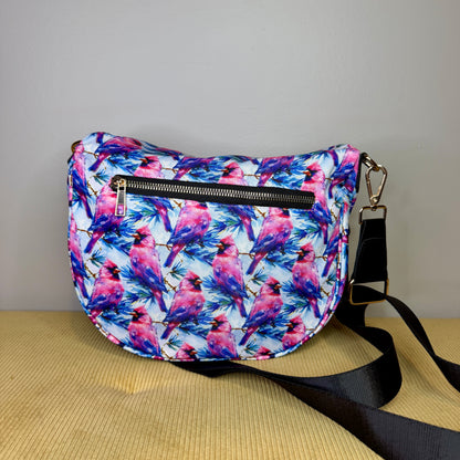 The Roni Nylon Crossbody - Cardinal