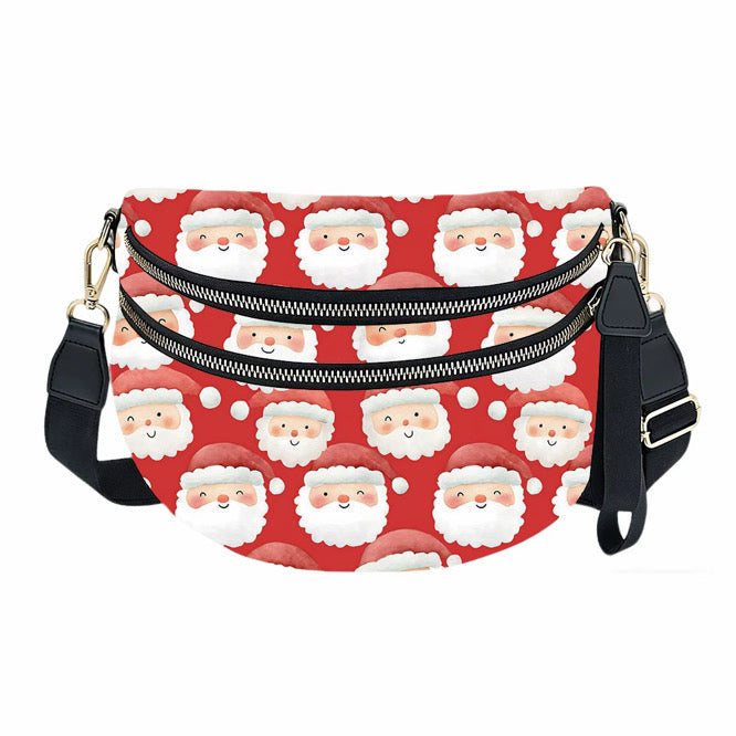 The Roni Nylon Crossbody - Christmas - Santa