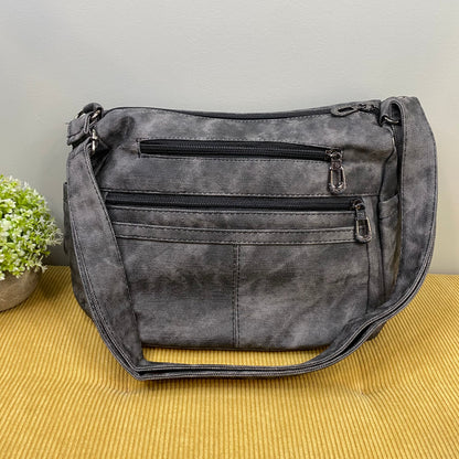 Laura Purse - Denim Suede