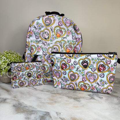 Bundled Set - Cat Paw Meow on Pastel