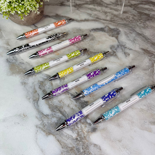 Pen - Clear Design Composition Book Teach Teacher