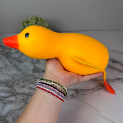 Squishy Toy - Laying Down Duck, Jumbo