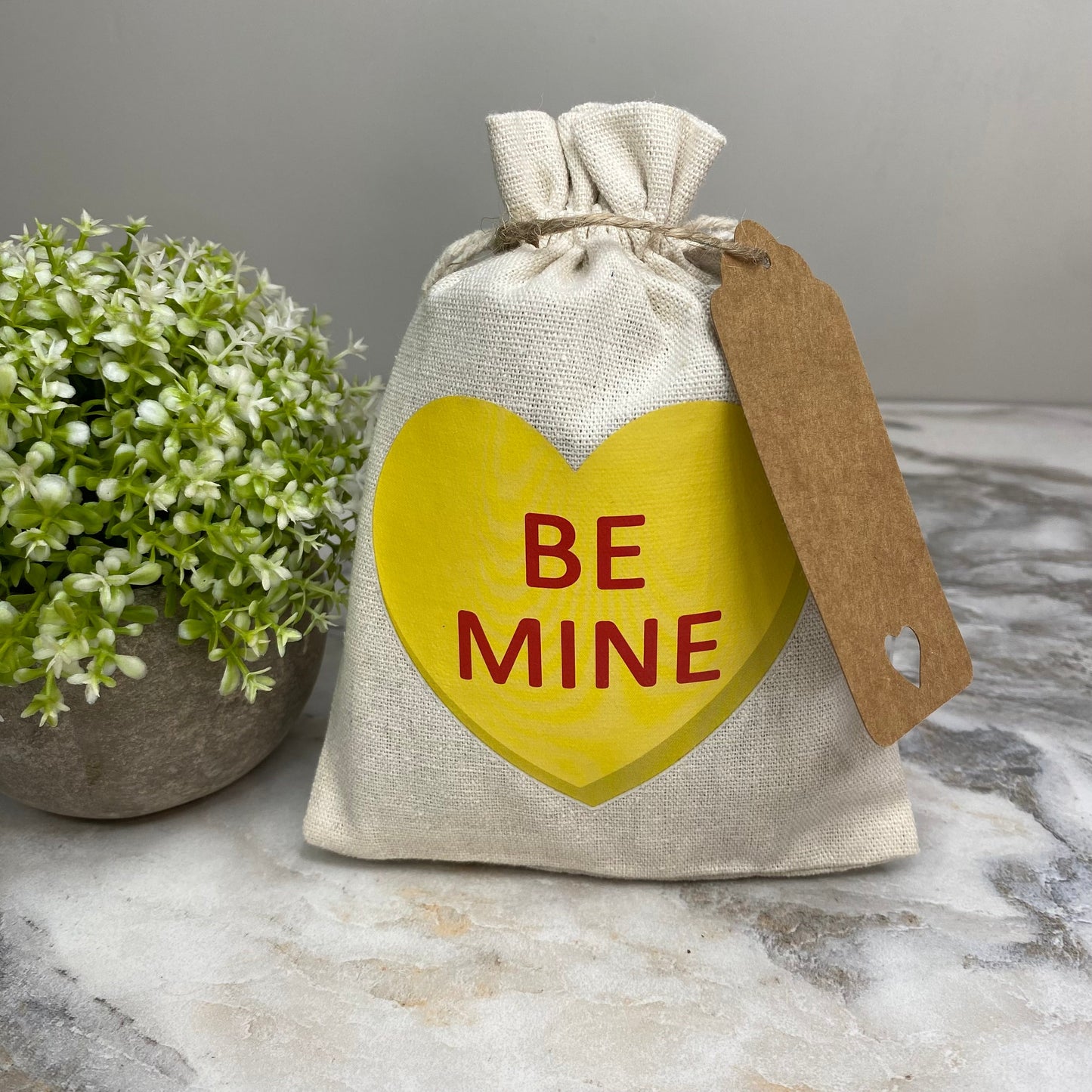 Mini Drawstring - Conversation Hearts