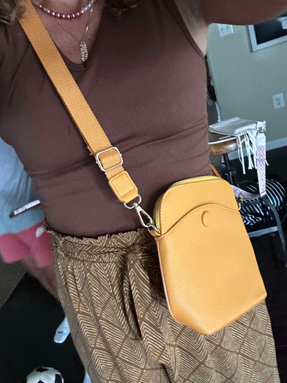 Evelyn Crossbody Purse - Camel