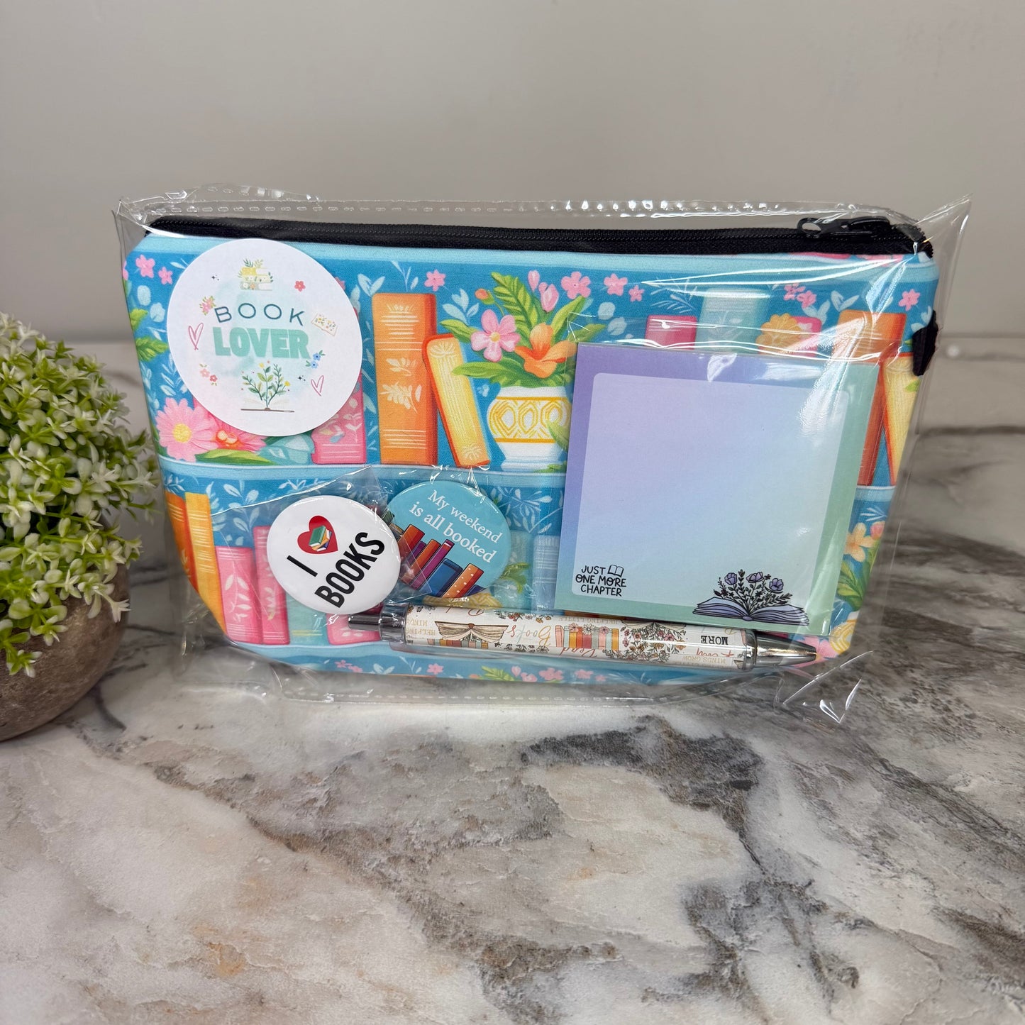 Bundled Set - Book Blue Bookshelf