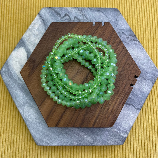 Bracelet Pack - Green Bead