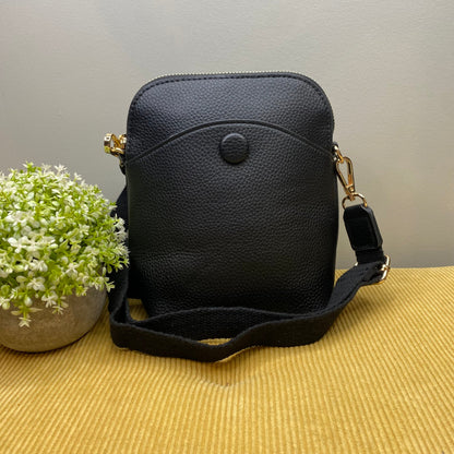 Evelyn Crossbody Purse - Black