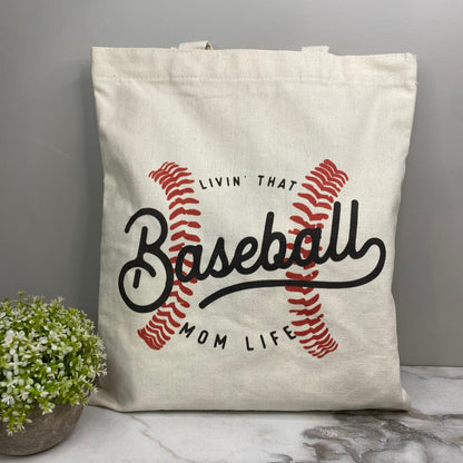 Tote Bag - Baseball Mom Life
