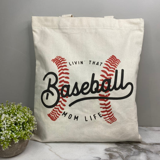 Tote Bag - Baseball Mom Life
