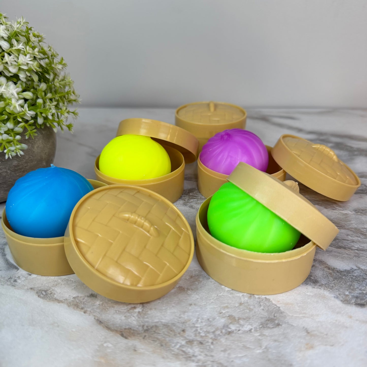 Squishy Toy - Mini Dumpling, Solids - PREORDER