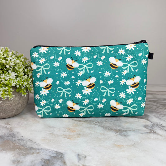 Pouch - Bee Turquoise
