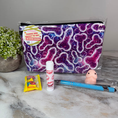Adult Bundled Set - Purple Glitter Penis