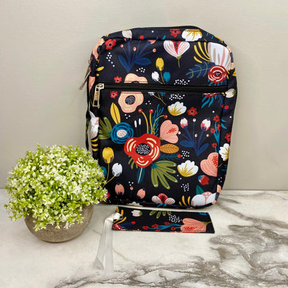 Travel Zip Pouch - Floral