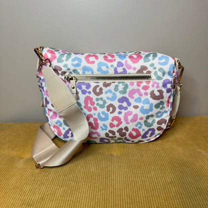 The Roni Nylon Crossbody - Animal Print Multicolor
