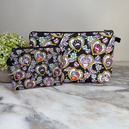 Bundled Set - Cat Paw Meow on Black