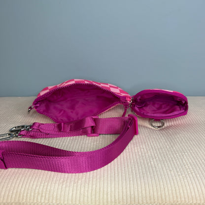 Tara - Double Pouch Nylon Crossbody