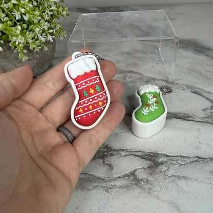 Keychain Clicker Toy - Christmas Stocking