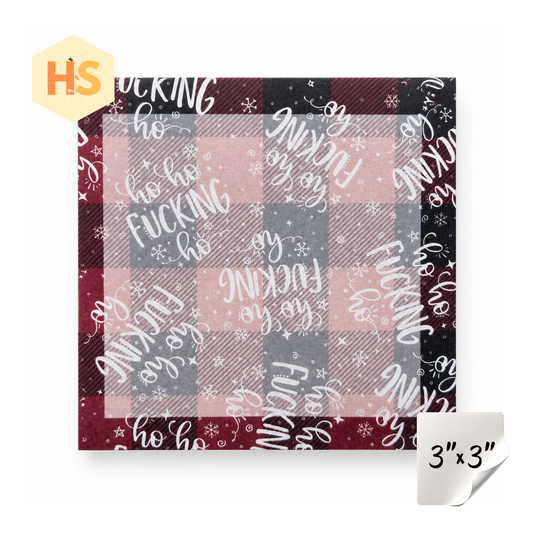 The Sticky Note Collection - Adult, Christmas Ho Ho Fucking Ho