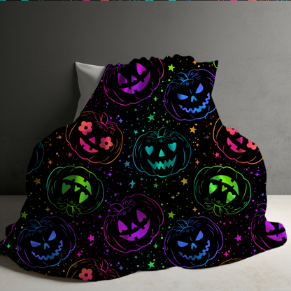 Blanket Halloween #36 - Rainbow Pumpkin - PREORDER ends 7/25