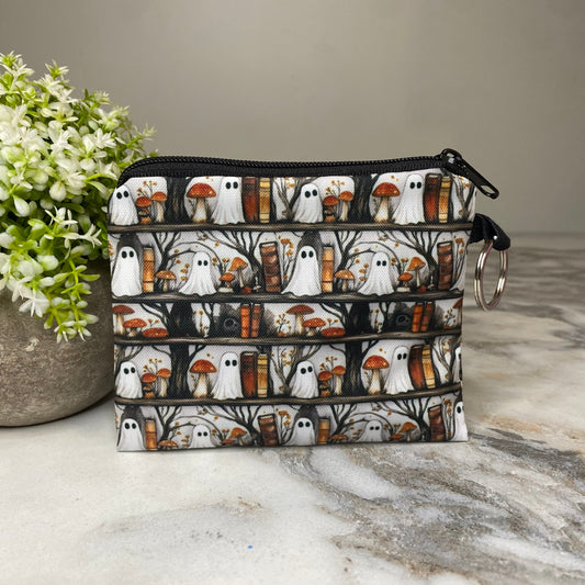 Mini Pouch - Ghost Bookshelf