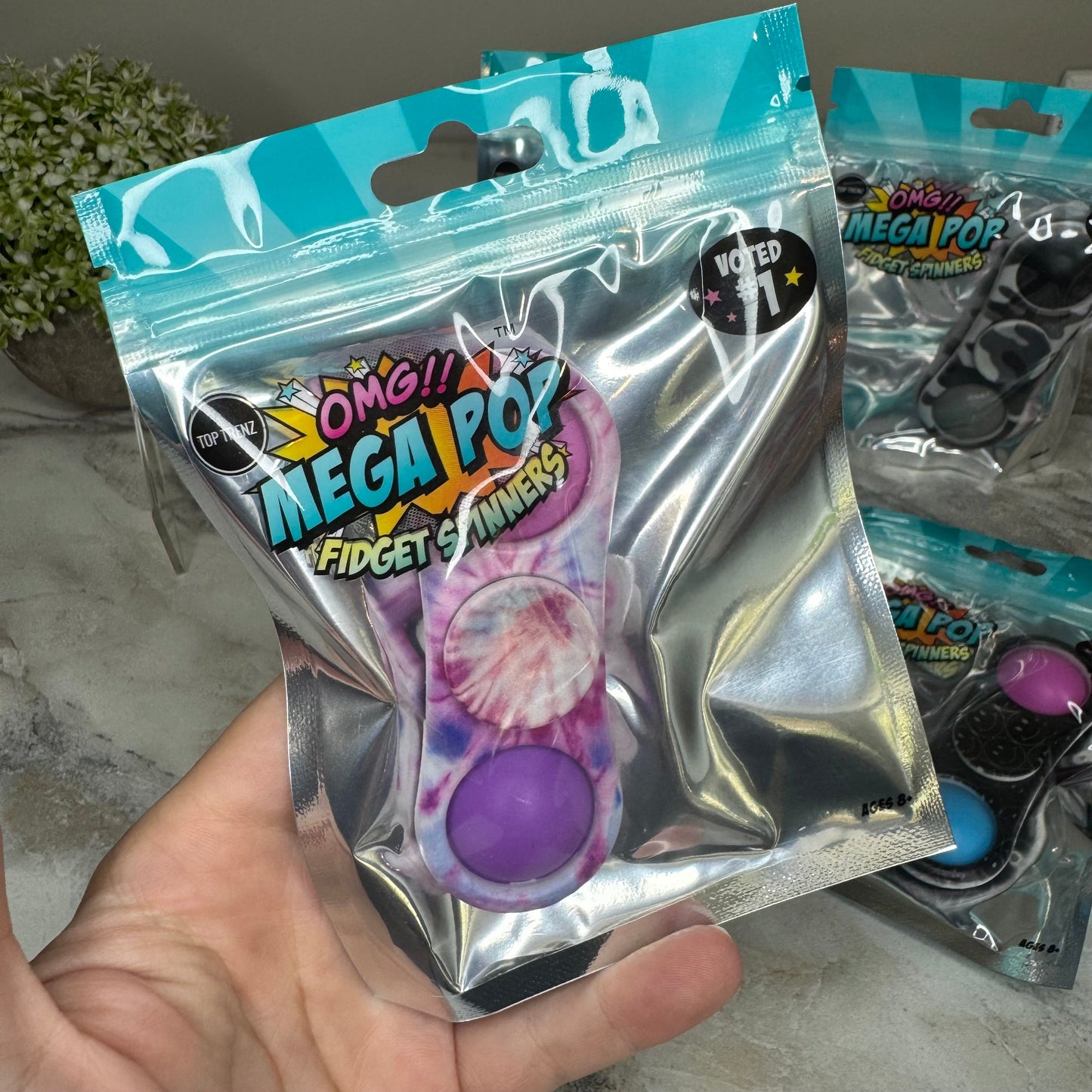 OMG Mega Pop - 2 Sided Fidget Spinner