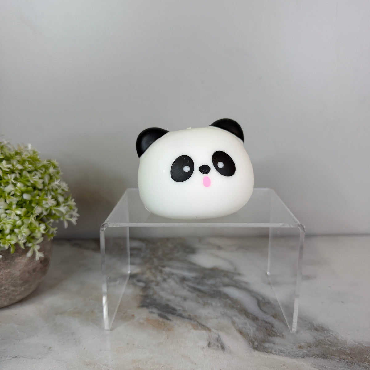 Squishy Toy - Marshmallow Panda Head