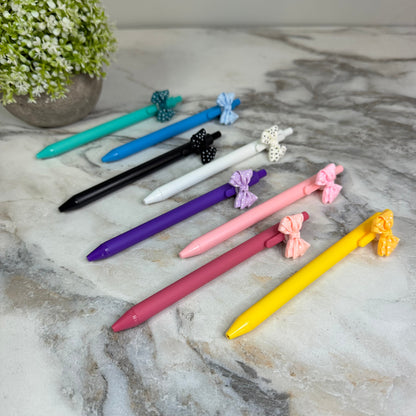 Pen - Bow Polkadot Mix