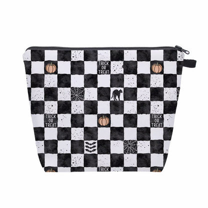 Pouch XL - Halloween Fall Trick or Treat Plaid