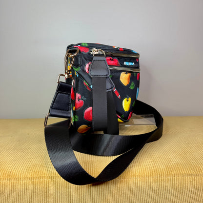 The Roni Nylon Crossbody - Apple Pencil Teacher