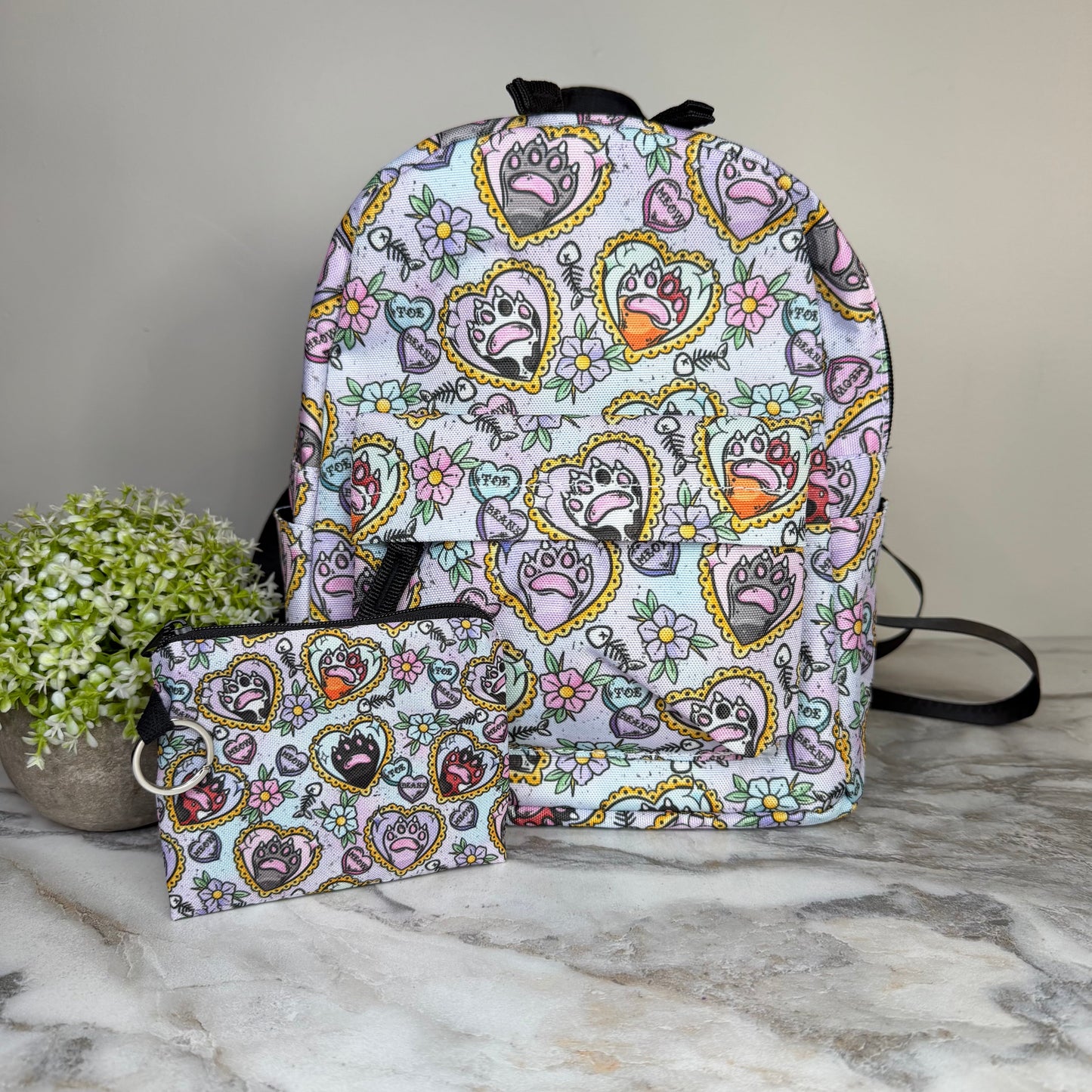 Bundled Set - Cat Paw Meow on Pastel